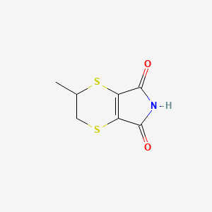 5H-1,4-Dithiino[2,3-c]pyrrole-5,7(6H)-dione, 2,3-dihydro-2-methyl-