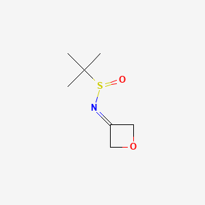 2-Methyl-N-(oxetan-3-ylidene)propane-2-sulfinamide