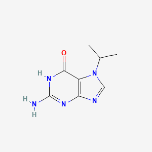 molecular formula C8H11N5O B14627692 7-Isopropylguanine CAS No. 55146-06-0