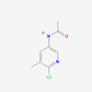 molecular formula C8H9ClN2O B14627694 N-(6-Chloro-5-methylpyridin-3-yl)acetamide CAS No. 54232-02-9