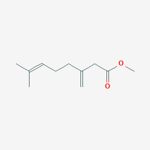 molecular formula C11H18O2 B14627714 Methyl 7-methyl-3-methylideneoct-6-enoate CAS No. 55298-92-5