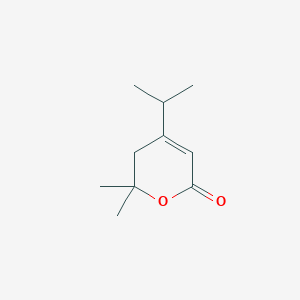 6,6-Dimethyl-4-(propan-2-yl)-5,6-dihydro-2H-pyran-2-one