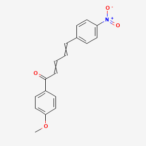 1-(4-Methoxyphenyl)-5-(4-nitrophenyl)penta-2,4-dien-1-one