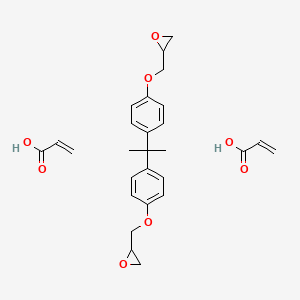 2-[[4-[2-[4-(Oxiran-2-ylmethoxy)phenyl]propan-2-yl]phenoxy]methyl]oxirane;prop-2-enoic acid