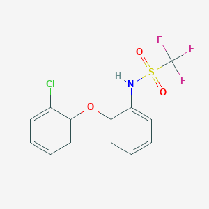 N-[2-(2-Chlorophenoxy)phenyl]-1,1,1-trifluoromethanesulfonamide