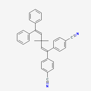 4,4'-(3,3-Dimethyl-5,5-diphenylpenta-1,4-diene-1,1-diyl)dibenzonitrile