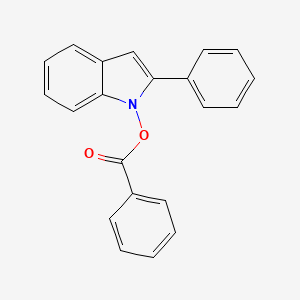 molecular formula C21H15NO2 B14627859 1-(Benzoyloxy)-2-phenyl-1H-indole CAS No. 58810-39-2