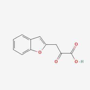 molecular formula C11H8O4 B1462786 3-(1-Benzofuran-2-yl)-2-oxopropanoic acid CAS No. 1156724-77-4