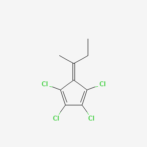 5-(Butan-2-ylidene)-1,2,3,4-tetrachlorocyclopenta-1,3-diene