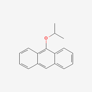 molecular formula C17H16O B14627879 9-[(Propan-2-yl)oxy]anthracene CAS No. 57502-70-2