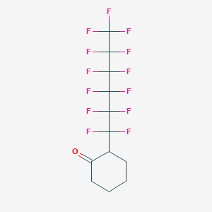 2-(Tridecafluorohexyl)cyclohexan-1-one