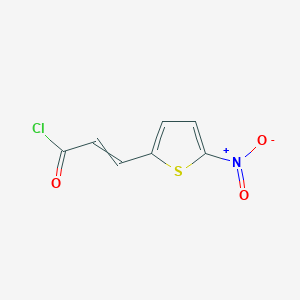 3-(5-Nitrothiophen-2-yl)prop-2-enoyl chloride