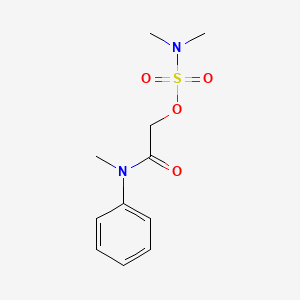 2-[Methyl(phenyl)amino]-2-oxoethyl dimethylsulfamate