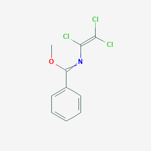 Methyl N-(trichloroethenyl)benzenecarboximidate