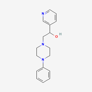 1-Piperazineethanol, 4-phenyl-alpha-(3-pyridyl)-