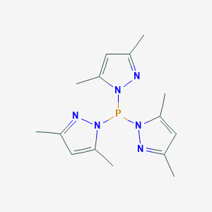 molecular formula C15H21N6P B14627930 1,1',1''-Phosphanetriyltris(3,5-dimethyl-1H-pyrazole) CAS No. 54877-56-4