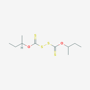 molecular formula C10H18O2S4 B14627956 O-butan-2-yl (butan-2-yloxycarbothioyldisulfanyl)methanethioate CAS No. 54503-00-3