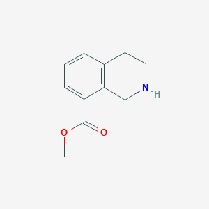 molecular formula C11H13NO2 B1462796 1,2,3,4-四氢异喹啉-8-甲酸甲酯 CAS No. 1028330-54-2