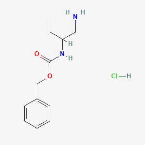 molecular formula C12H19ClN2O2 B1462802 2-N-Cbz-丁烷-1,2-二胺盐酸盐 CAS No. 1179361-76-2