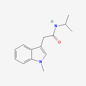 2-(1-Methyl-1H-indol-3-yl)-N-(propan-2-yl)acetamide