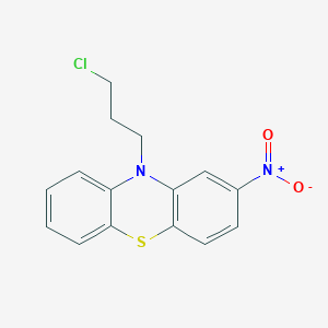 10H-Phenothiazine, 10-(3-chloropropyl)-2-nitro-