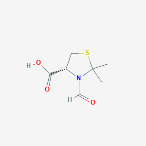 (4R)-3-formyl-2,2-dimethyl-1,3-thiazolidine-4-carboxylic acid