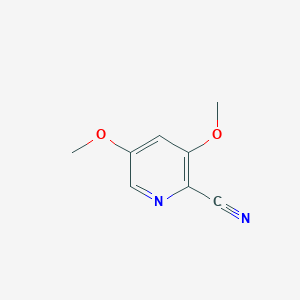 molecular formula C8H8N2O2 B1462814 3,5-Dimethoxypicolinonitrile CAS No. 36057-45-1