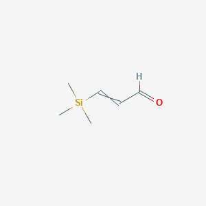 molecular formula C6H12OSi B14628142 3-Trimethylsilylprop-2-enal CAS No. 58107-34-9