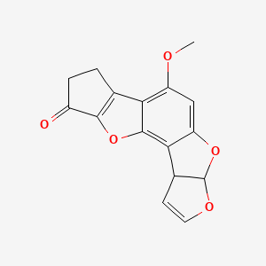 11-methoxy-6,8,18-trioxapentacyclo[10.6.0.02,9.03,7.013,17]octadeca-1,4,9,11,13(17)-pentaen-16-one