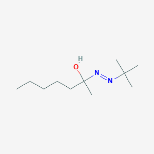 2-[(E)-tert-Butyldiazenyl]heptan-2-ol