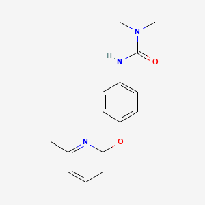 N,N-Dimethyl-N'-{4-[(6-methylpyridin-2-yl)oxy]phenyl}urea