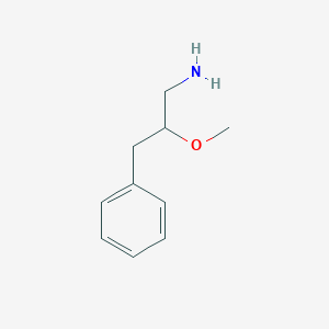 molecular formula C10H15NO B1462820 2-Methoxy-3-phenyl-1-propanamine CAS No. 883545-49-1