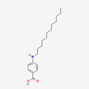 molecular formula C19H31NO2 B14628200 4-(Dodecylamino)benzoic acid CAS No. 55791-57-6