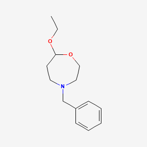 1,4-Oxazepine, 7-ethoxyhexahydro-4-(phenylmethyl)-