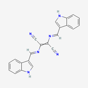 2,3-Bis{[(3H-indol-3-ylidene)methyl]amino}but-2-enedinitrile