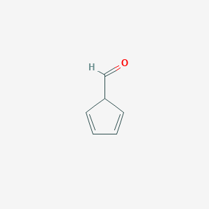 molecular formula C6H6O B14628316 2,4-Cyclopentadiene-1-carboxaldehyde CAS No. 56598-51-7