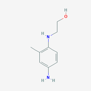 molecular formula C9H14N2O B14628317 2-(4-Amino-2-methylanilino)ethan-1-ol CAS No. 56331-22-7