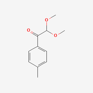 molecular formula C11H14O3 B14628327 Ethanone, 2,2-dimethoxy-1-(4-methylphenyl)- CAS No. 54149-77-8