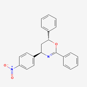 (4R,6R)-4-(4-nitrophenyl)-2,6-diphenyl-5,6-dihydro-4H-1,3-oxazine