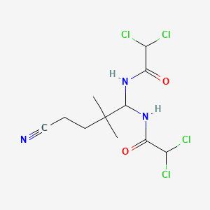 N,N'-(4-Cyano-2,2-dimethylbutane-1,1-diyl)bis(2,2-dichloroacetamide)