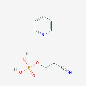 molecular formula C8H11N2O4P B14628474 2-Cyanoethyl dihydrogen phosphate--pyridine (1/1) CAS No. 56653-35-1