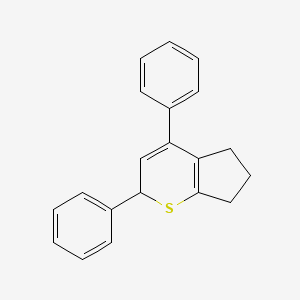 Cyclopenta[b]thiopyran, 2,5,6,7-tetrahydro-2,4-diphenyl-