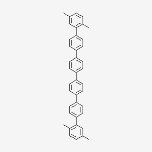 2-[4-[4-[4-[4-(2,5-Dimethylphenyl)phenyl]phenyl]phenyl]phenyl]-1,4-dimethylbenzene