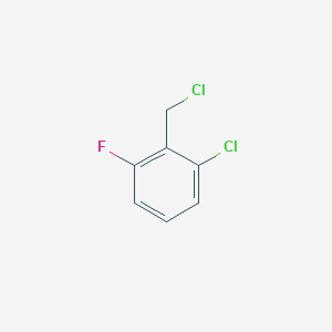 B146285 1-Chloro-2-(chloromethyl)-3-fluorobenzene CAS No. 55117-15-2