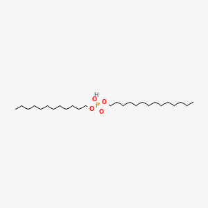 molecular formula C26H55O4P B14628522 Phosphoric acid, monododecyl monotetradecyl ester CAS No. 53852-20-3