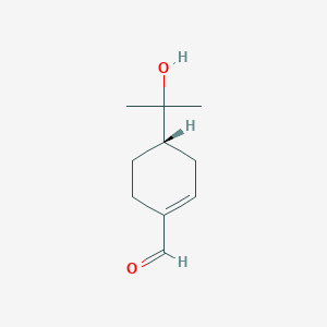 (4S)-4-(2-Hydroxypropan-2-yl)cyclohex-1-ene-1-carbaldehyde