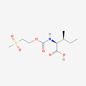 N-{[2-(Methanesulfonyl)ethoxy]carbonyl}-L-isoleucine