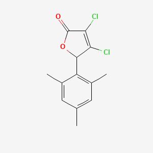 2(5H)-Furanone, 3,4-dichloro-5-(2,4,6-trimethylphenyl)-