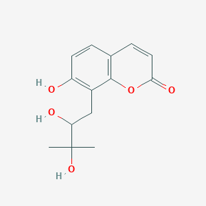 8-(2,3-Dihydroxy-3-methylbutyl)-7-hydroxy-2H-1-benzopyran-2-one