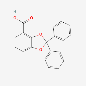 2,2-Diphenyl-2H-1,3-benzodioxole-4-carboxylic acid